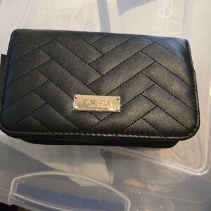 Bebe Black Quilted Crossbody Bag
